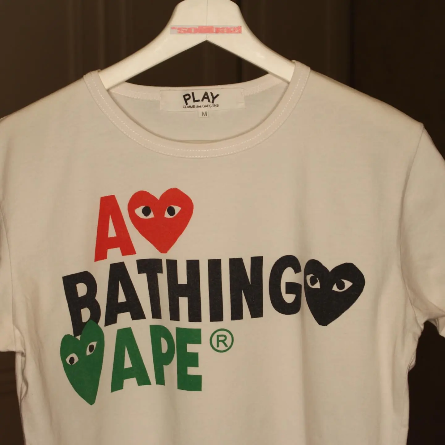 Bape x Comme des Garcons CDG Play Spring 2012 T Shirt, view 4 of 6