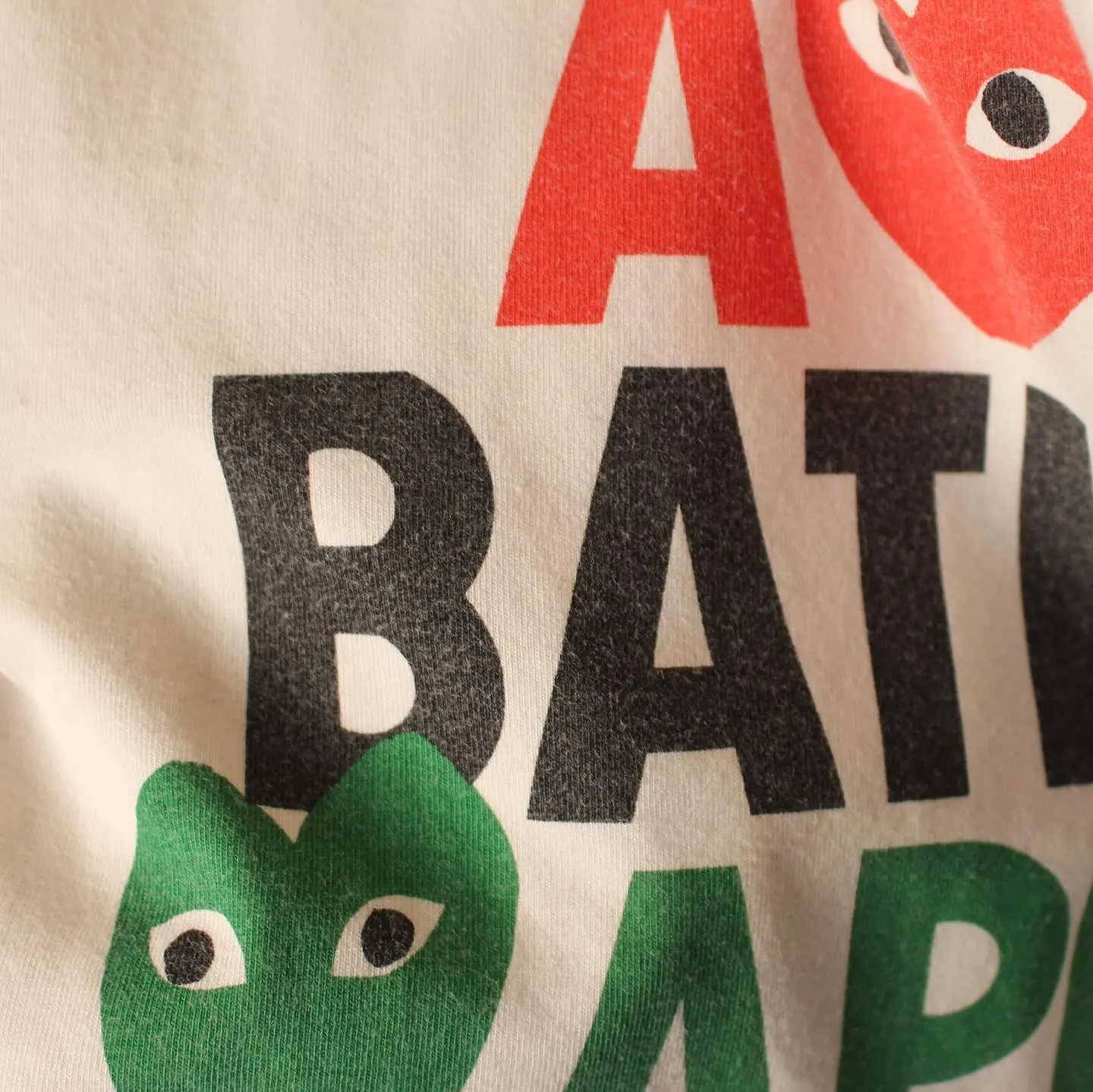 Bape x Comme des Garcons CDG Play Spring 2012 T Shirt, view 5 of 6