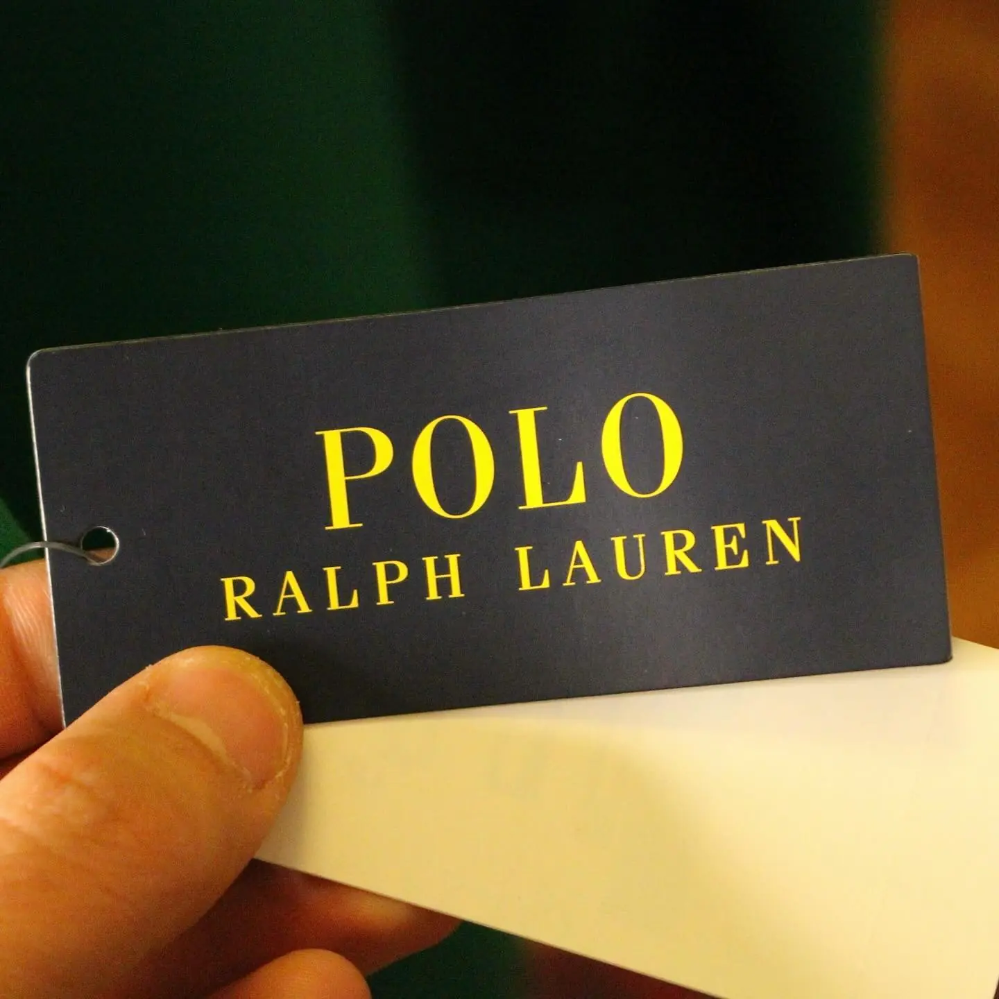 Polo Ralph Lauren Double Knit Hem Logo Hoodie Men’s Green/Yellow Print, view 5 of 6