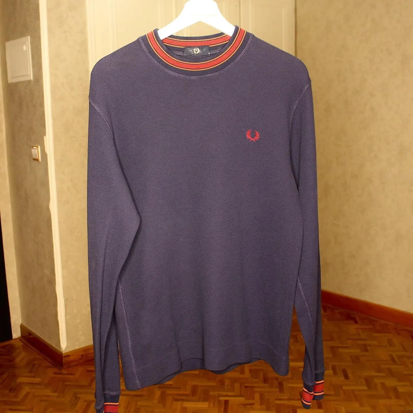 FRED PERRY X NICHOLAS DALEY WAFFLE SWEAT, view 2 of 4