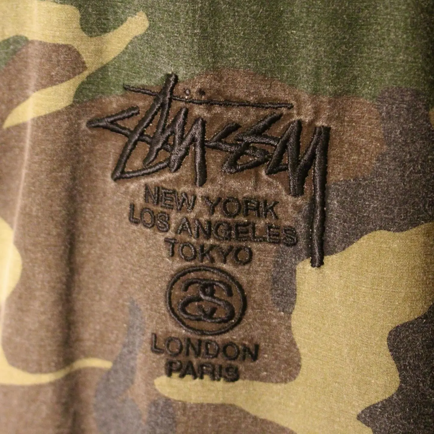 Stussy Tour Army Camo Bomber jacket, view 3 of 6
