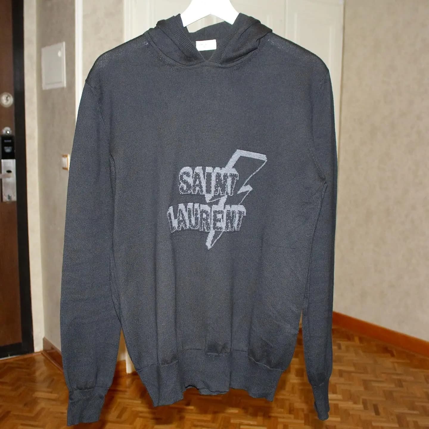 Yves Saint Laurent hooded sweatshirt, view 3 of 7