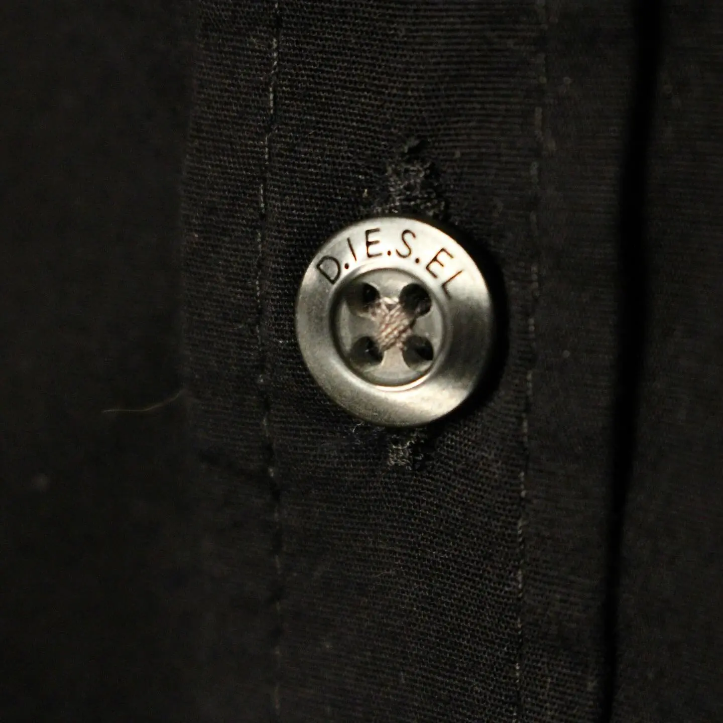 Diesel Slim-Fit Shirt in Black, view 3 of 5