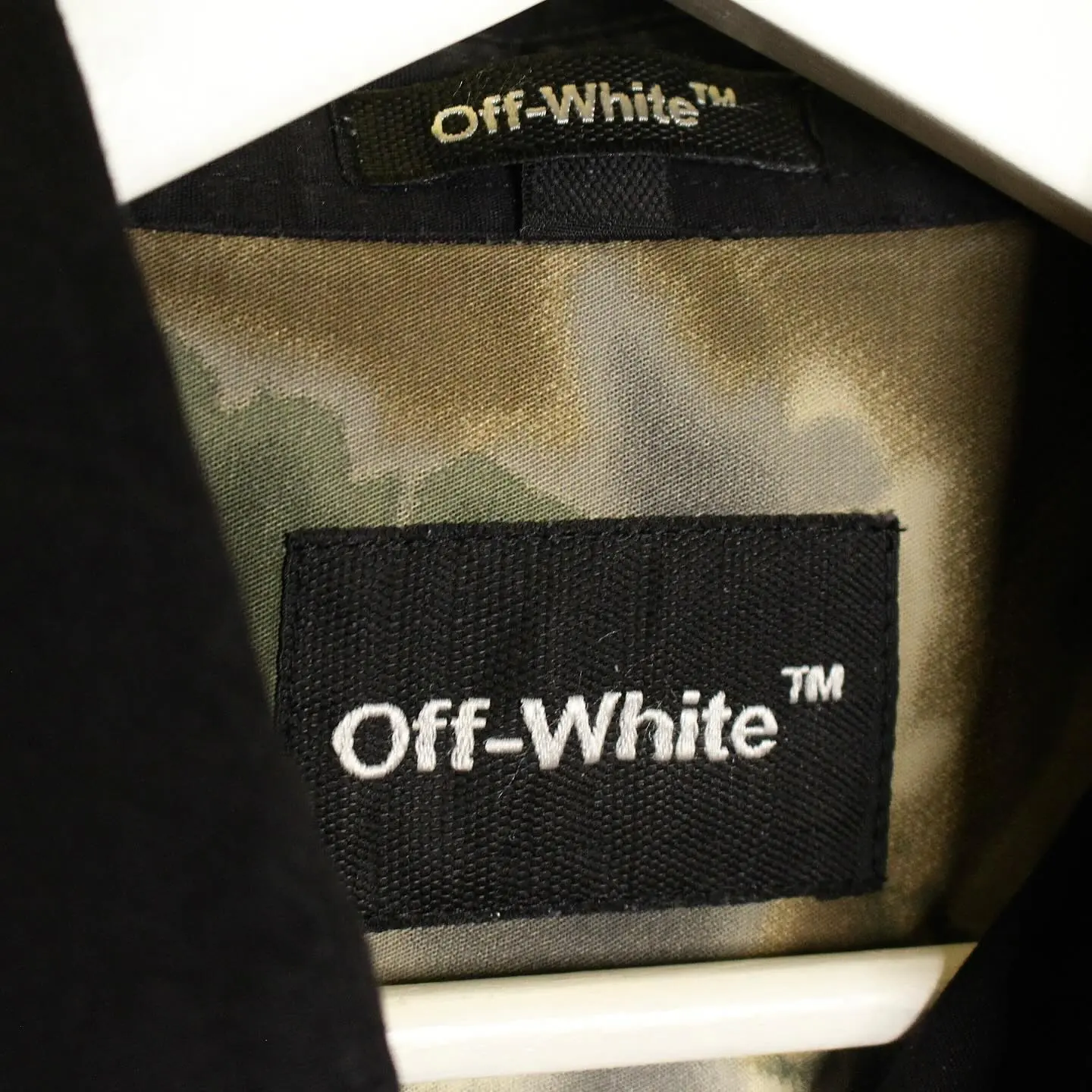 Off-White Shirt in Black, view 1 of 4