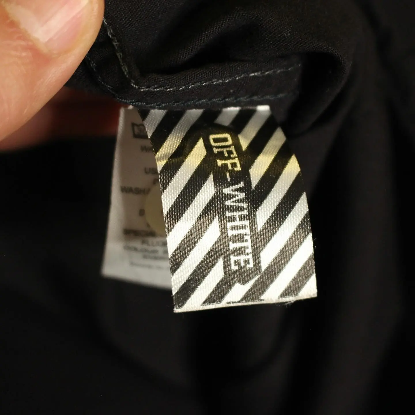 Off-White Shirt in Black, view 3 of 4