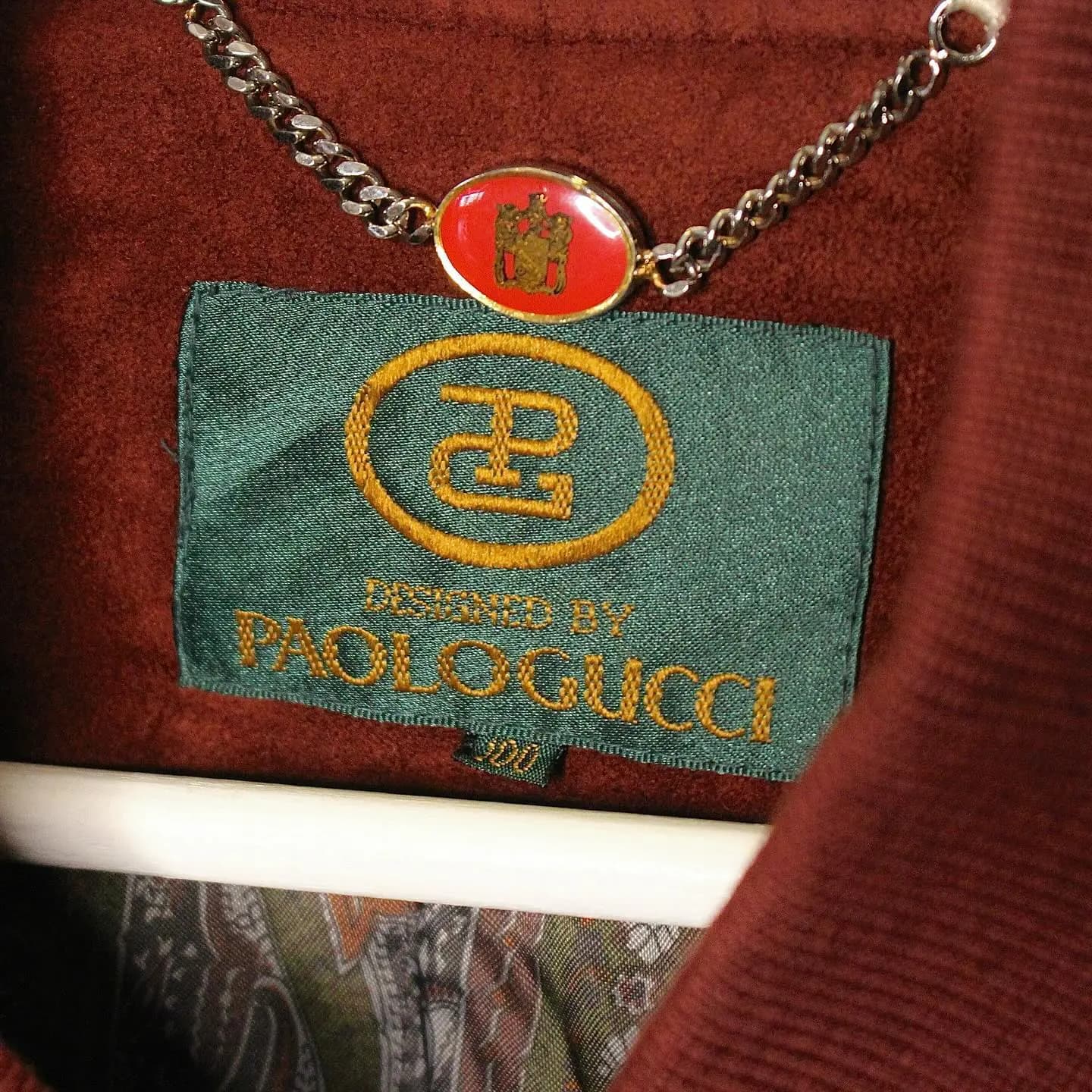 Rare Vintage Paolo Gucci suede jacket in Burnt-Orange, view 1 of 6