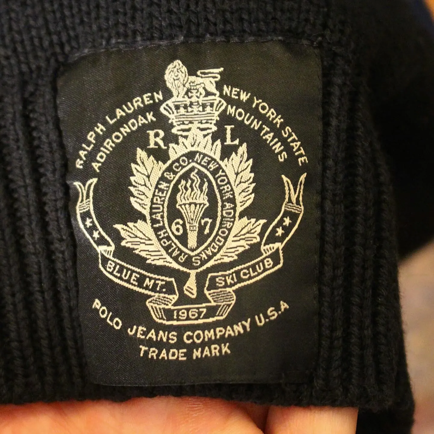 90s Polo Jeans Co. striped crewneck sweater, view 2 of 4