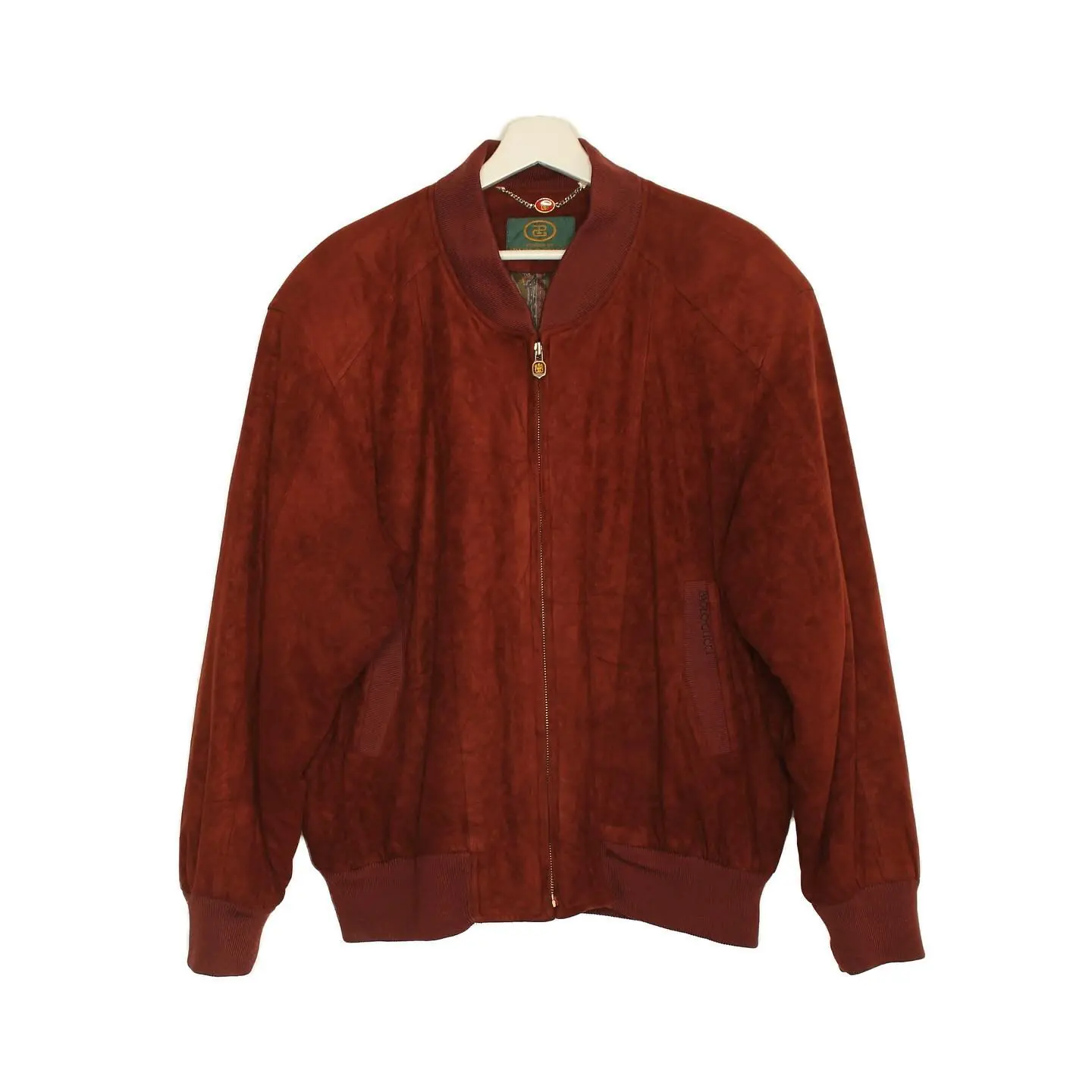 Rare Vintage Paolo Gucci suede jacket in Burnt- Orange, view 1 of 7