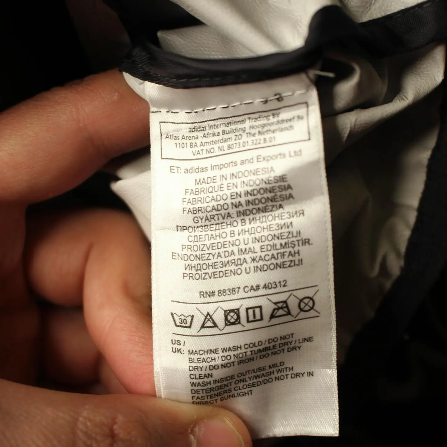 adidas Originals Men’s Camo Dipped Windbreaker, view 5 of 9