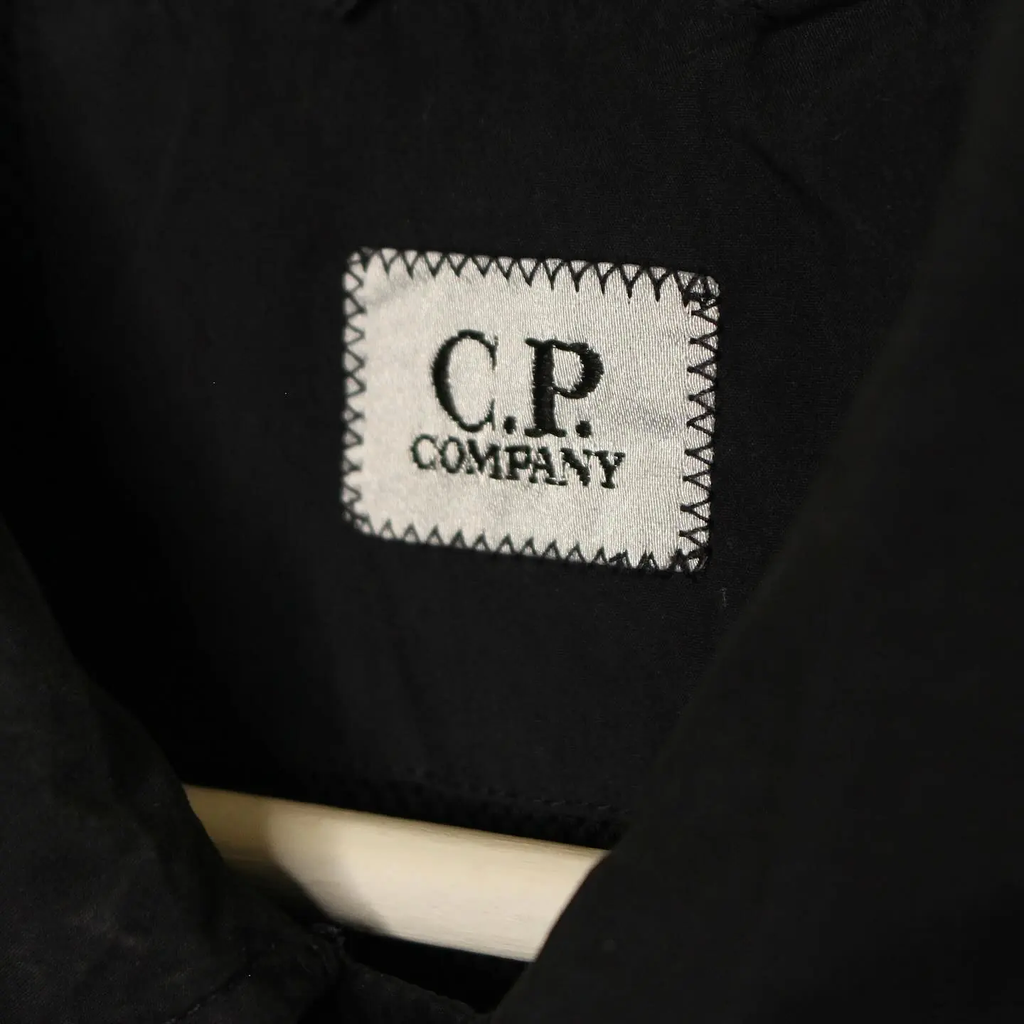 C.P. COMPANY 50 FILI Lens Overshirt in Navy, view 3 of 8