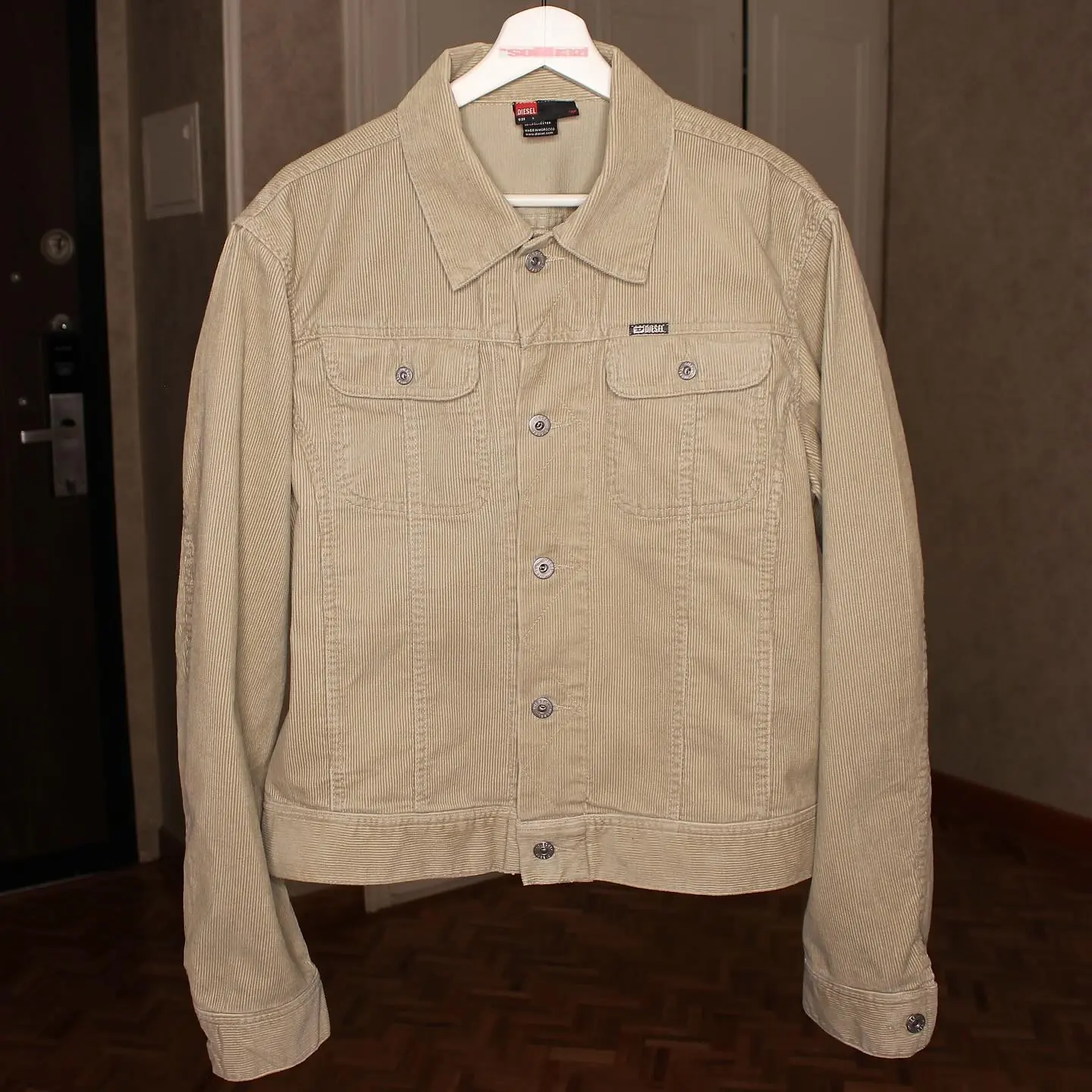 Vintage Diesel Workwear Corduroy Cropped Jacket, view 1 of 9