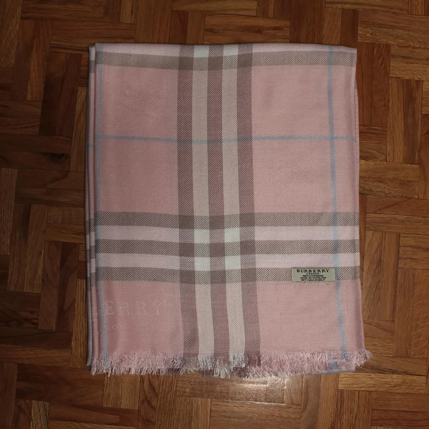 Burberry 100% Cashmere Shawl/Scarf, view 2 of 3