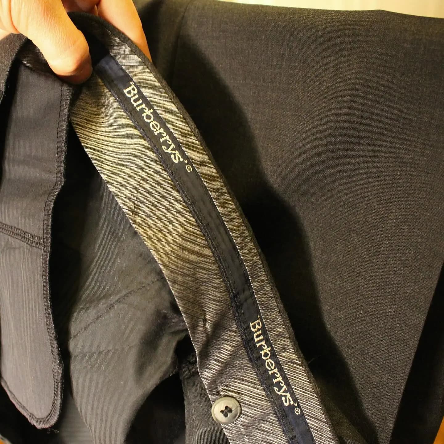 ‘Burberrys’ 90s 2 Button 2 Piece Suit, view 6 of 7