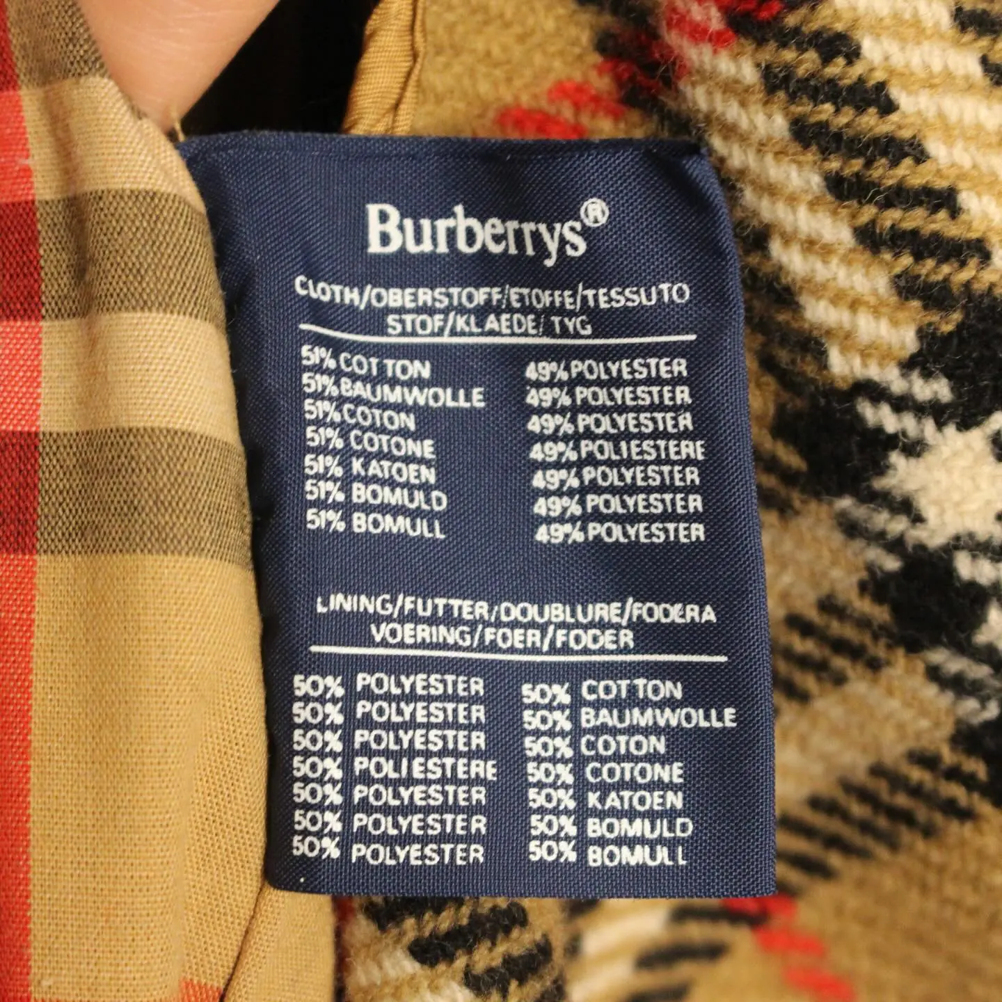 ‘Burberrys’ Vintage Trench Coat, view 5 of 5