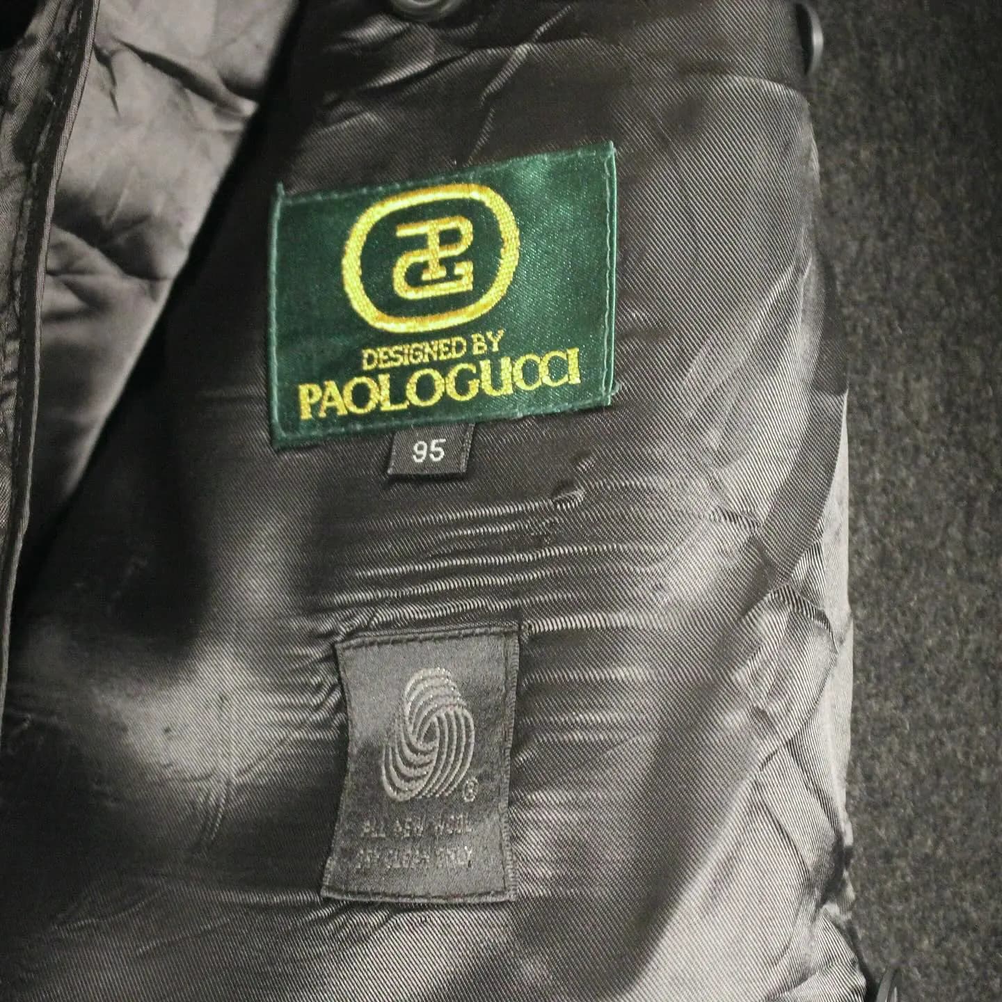 Paolo Gucci Wool Balmacaan Coat, view 3 of 5