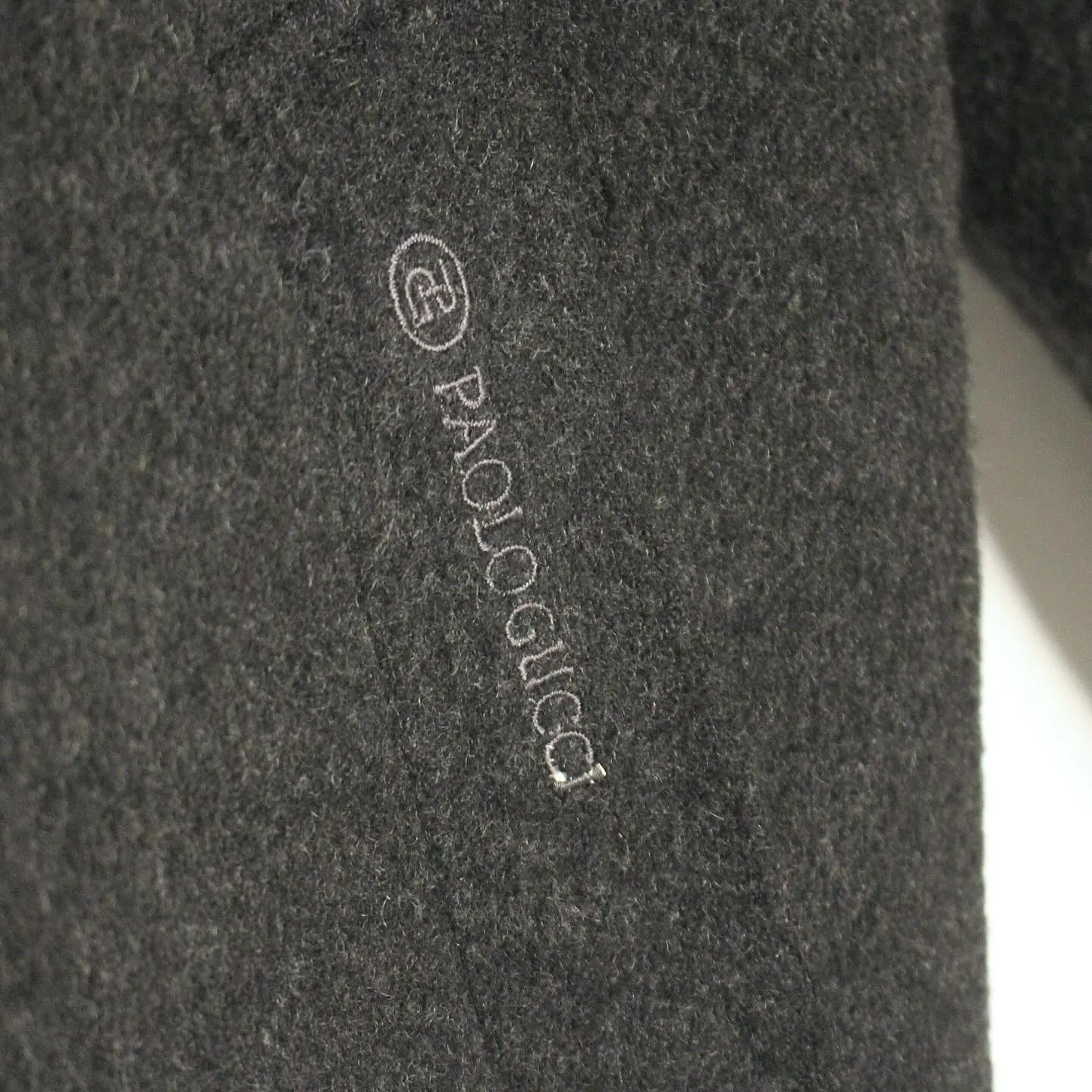 Paolo Gucci Wool Balmacaan Coat, view 5 of 5