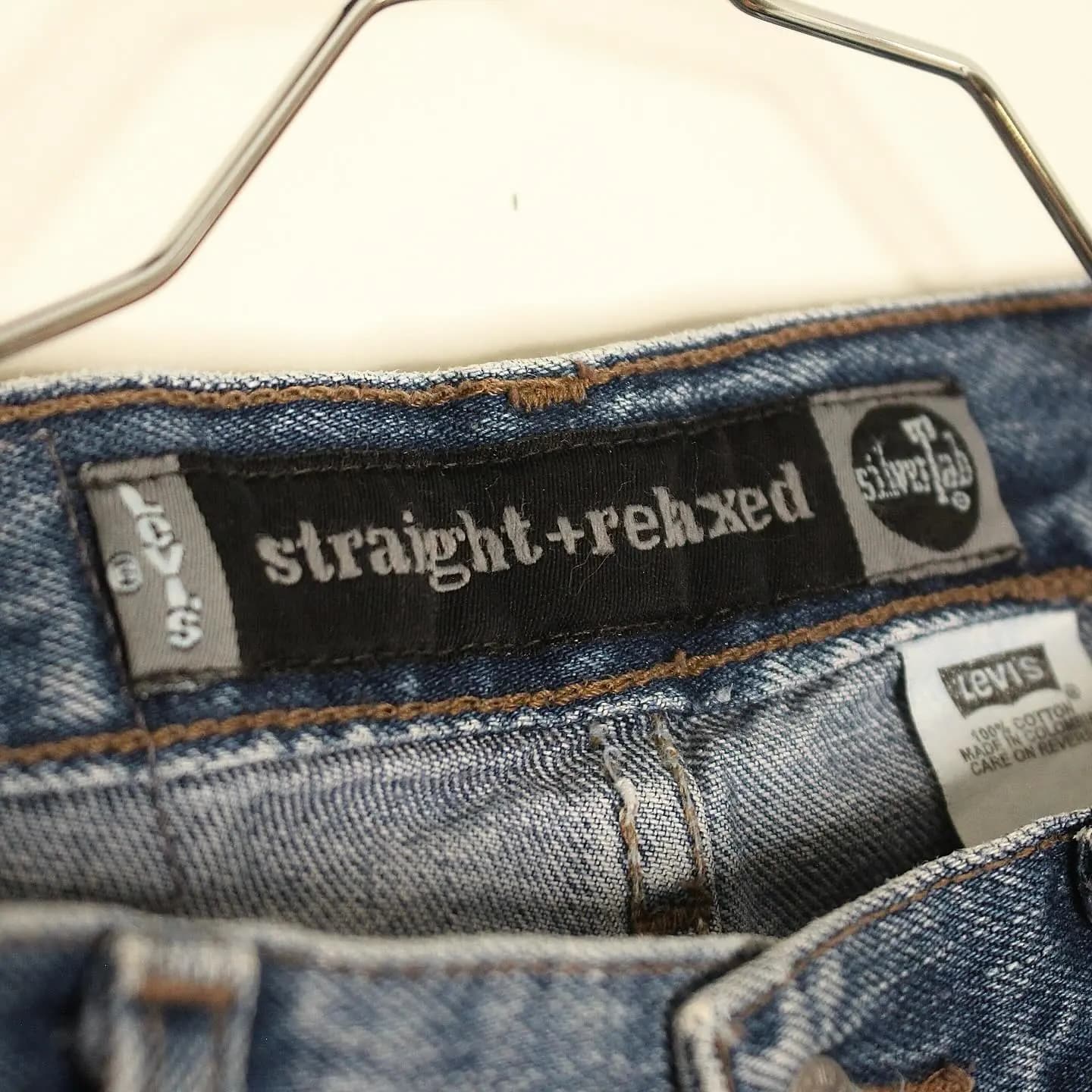 Levis SilverTab Straight Relaxed Jeans, view 2 of 7
