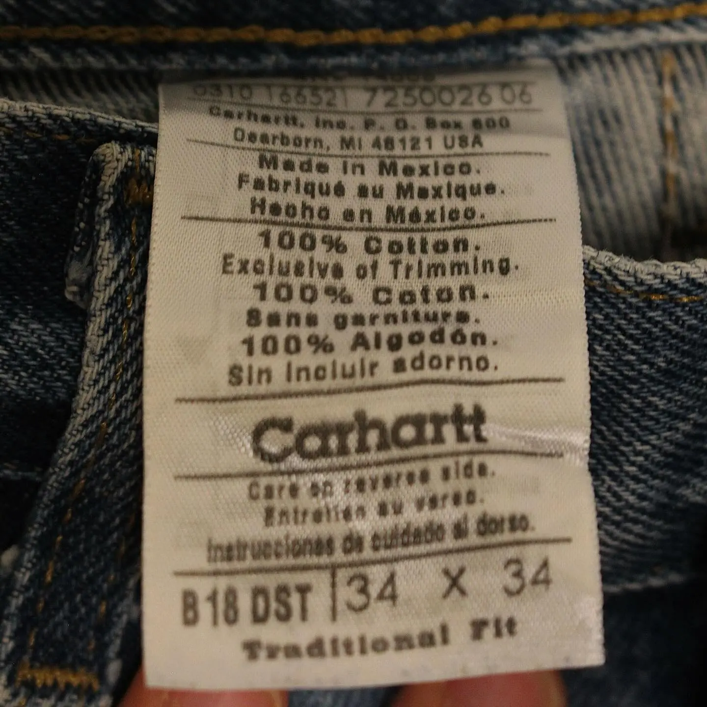 Carhartt Traditional Fit Jeans, view 3 of 6