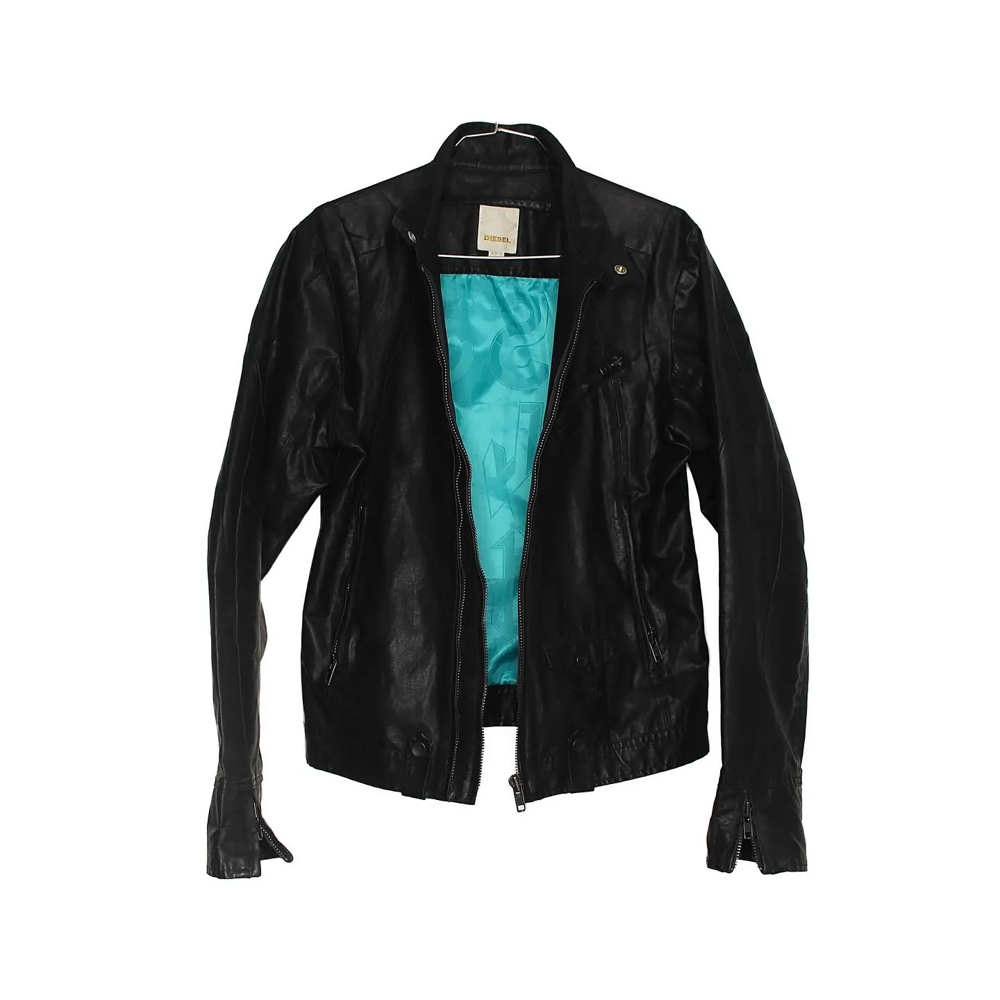 Diesel Dual Zipper Polyurethane Waxed Jacket, view 2 of 7