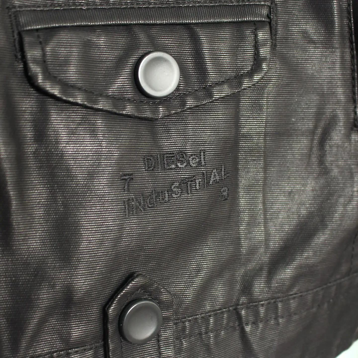 Diesel Dual Zipper Polyurethane Waxed Jacket, view 5 of 7