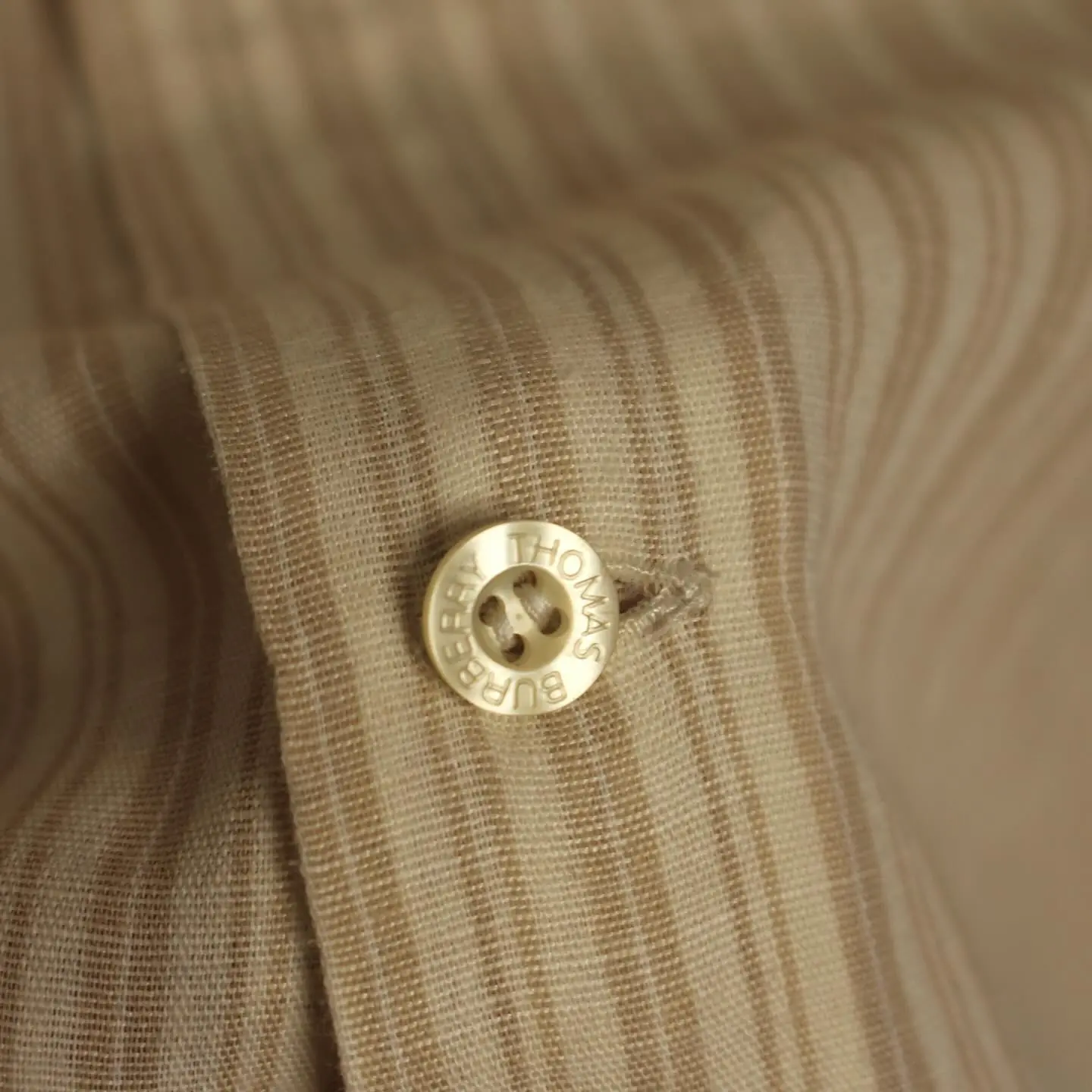 Thomas Burberry Short Sleeve Linen Shirt, view 5 of 5