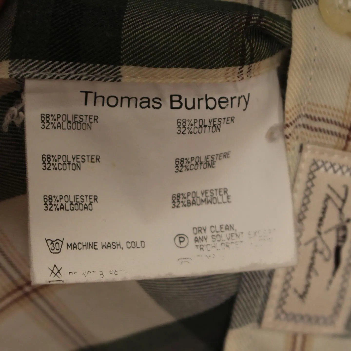 Thomas Burberry Cotton Shirt, view 6 of 6