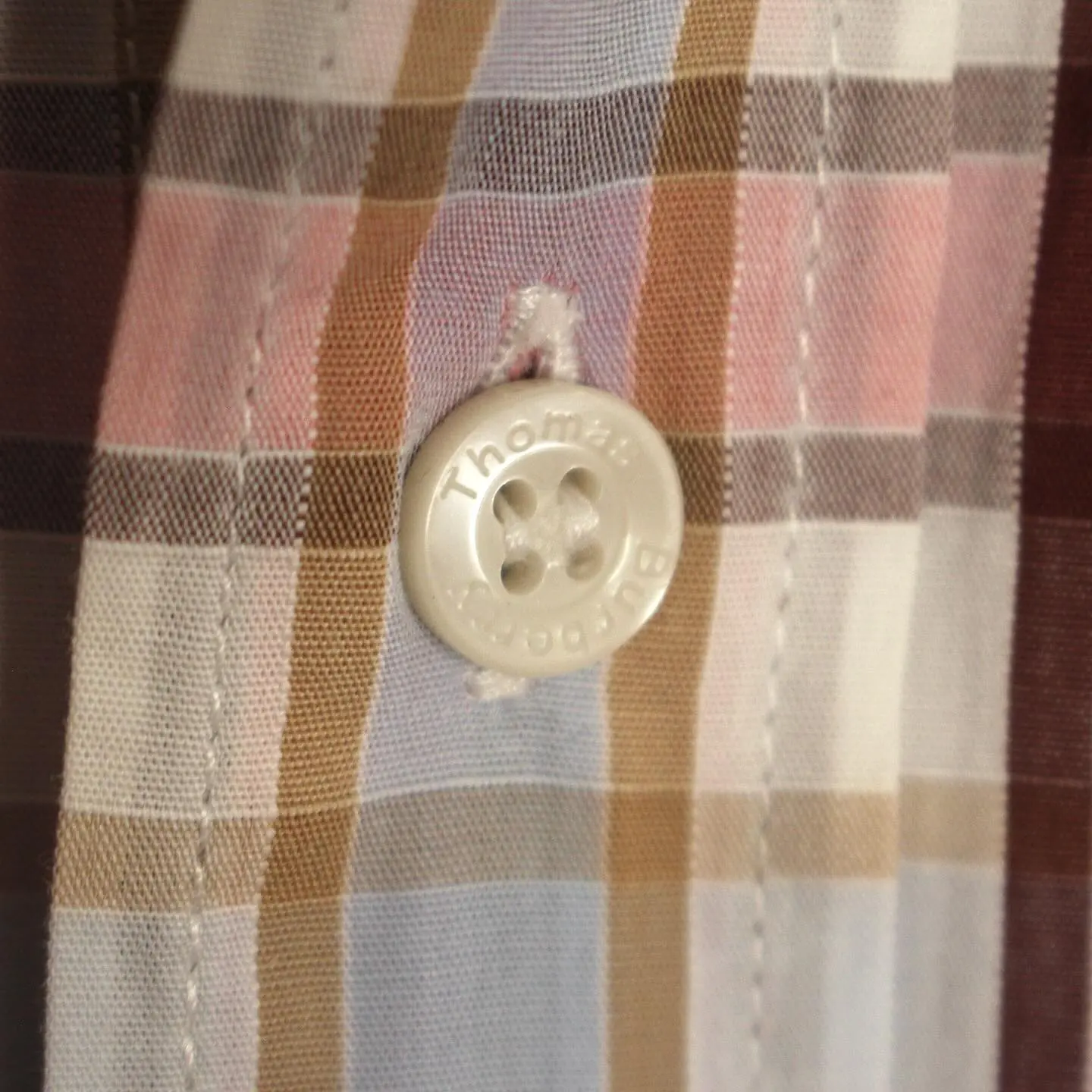 Vintage Thomas Burberry Short Sleeve Shirt, view 5 of 6