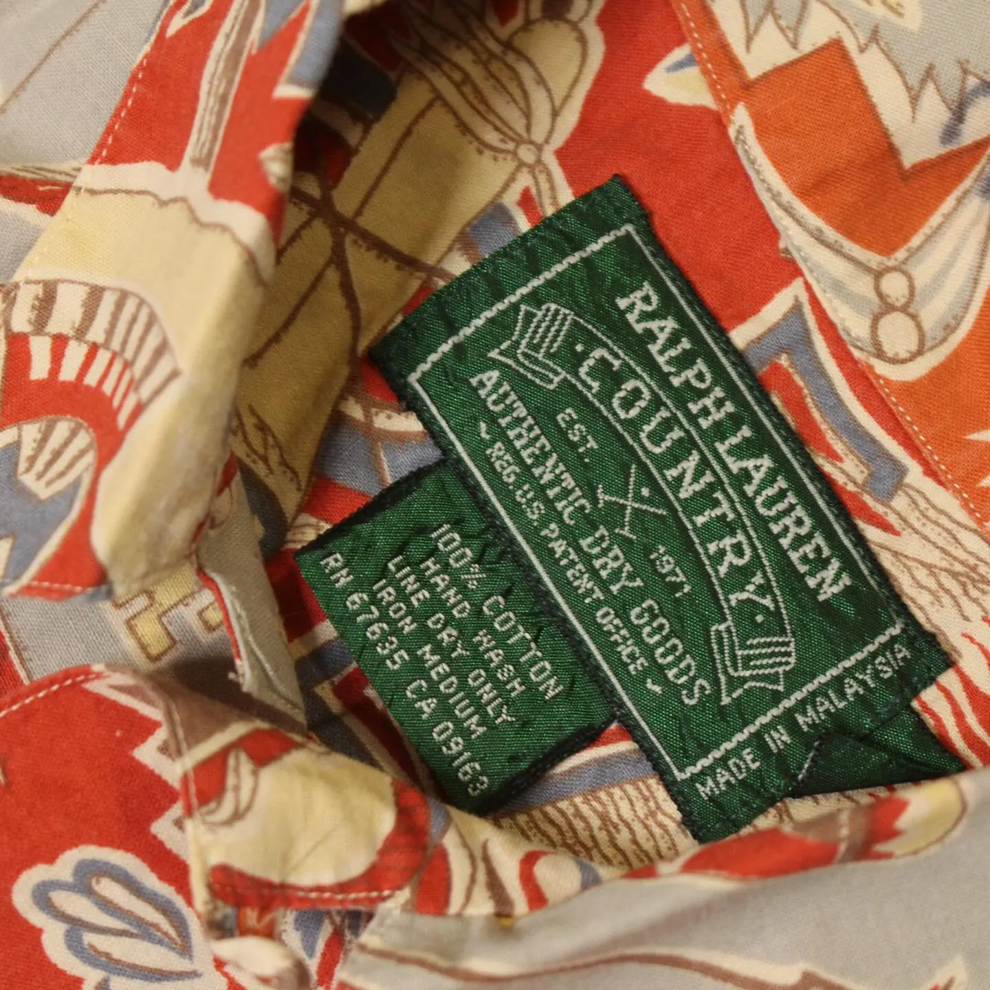 Vintage 80s Ralph Lauren Country Shirt, view 2 of 2