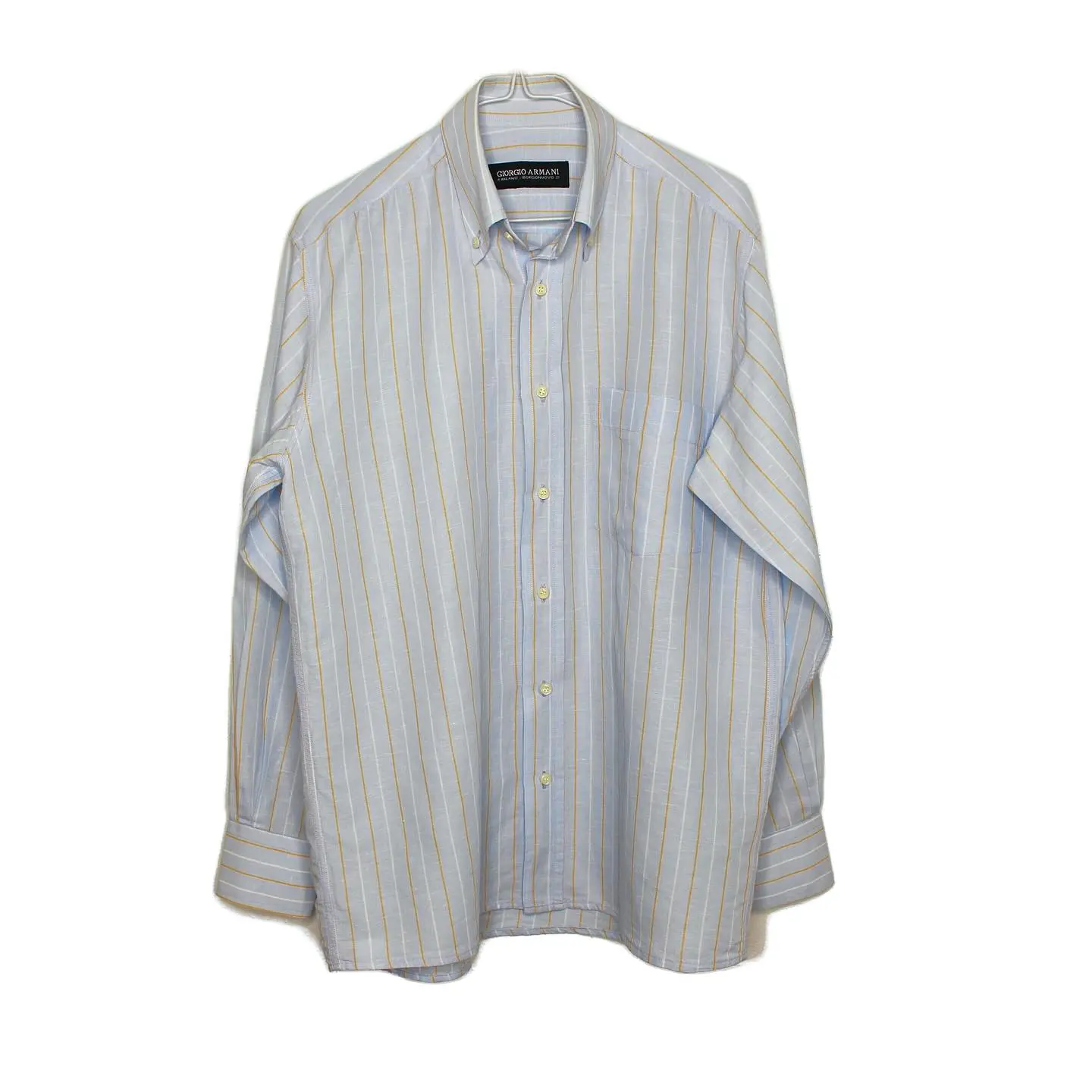 Vintage 80s Giorgio Armani Linen Shirt, view 1 of 2
