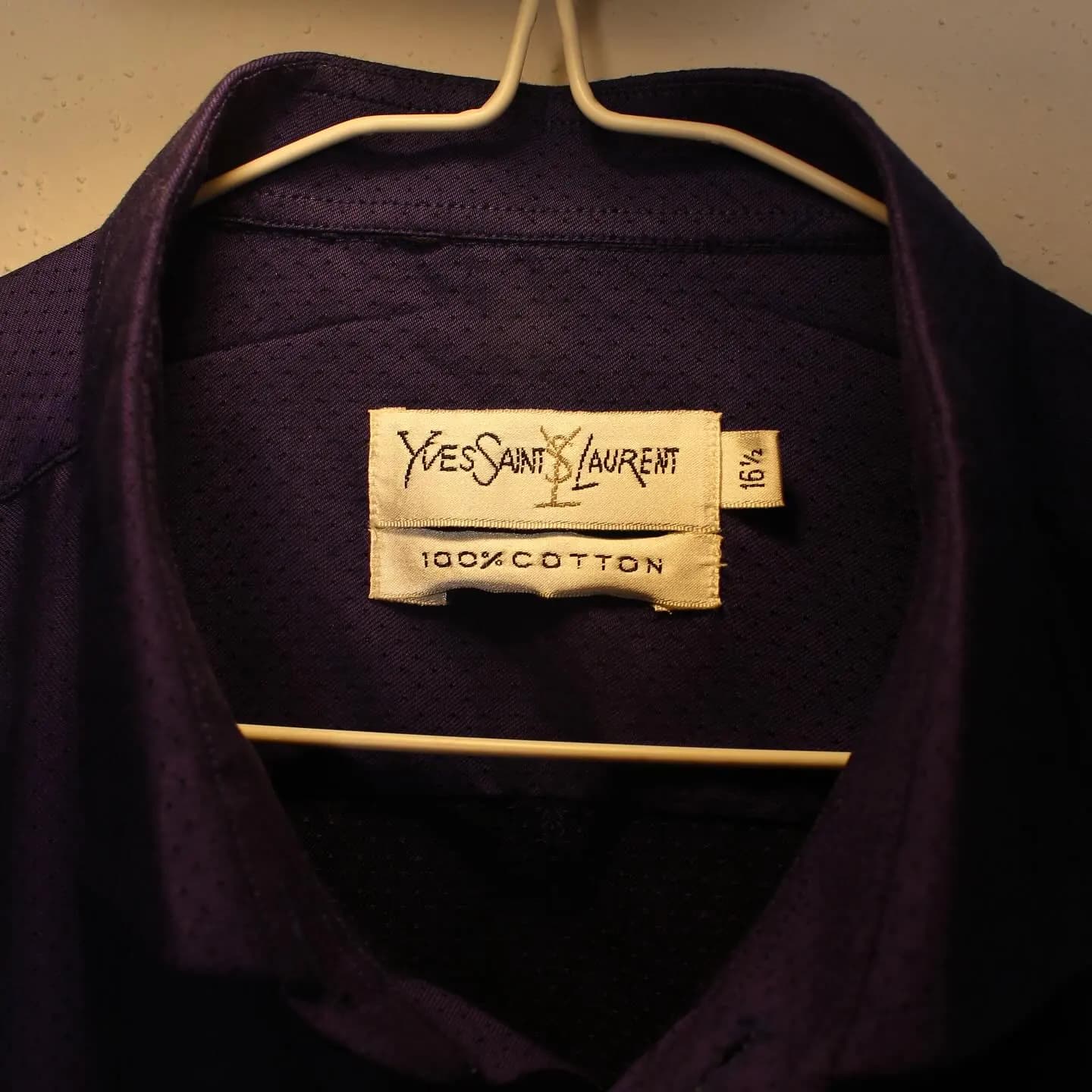 Vintage 70s Yves Saint Laurent Cotton Shirt, view 2 of 2