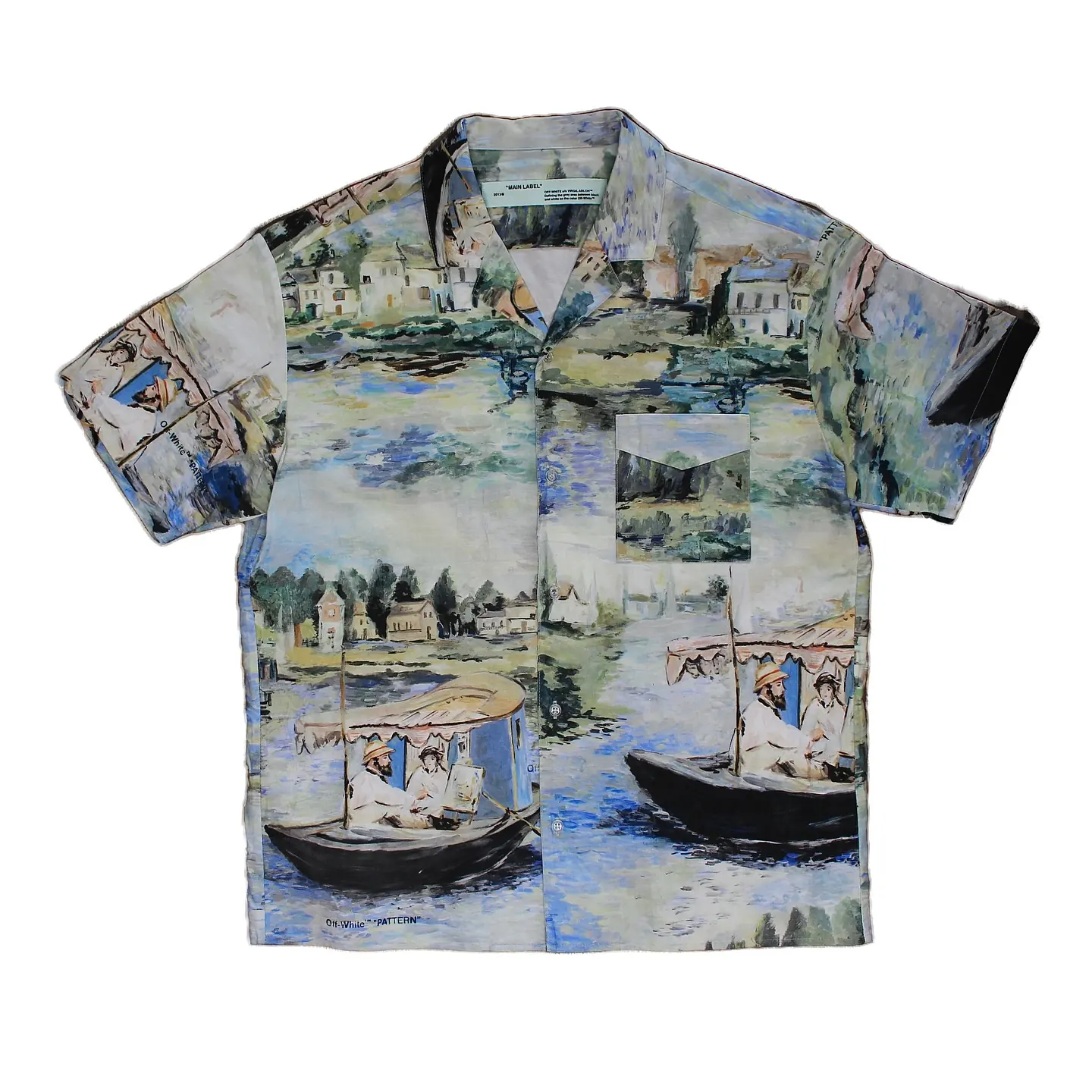 Off-White Multicolor Lake Holiday Shirt SS13, view 1 of 6