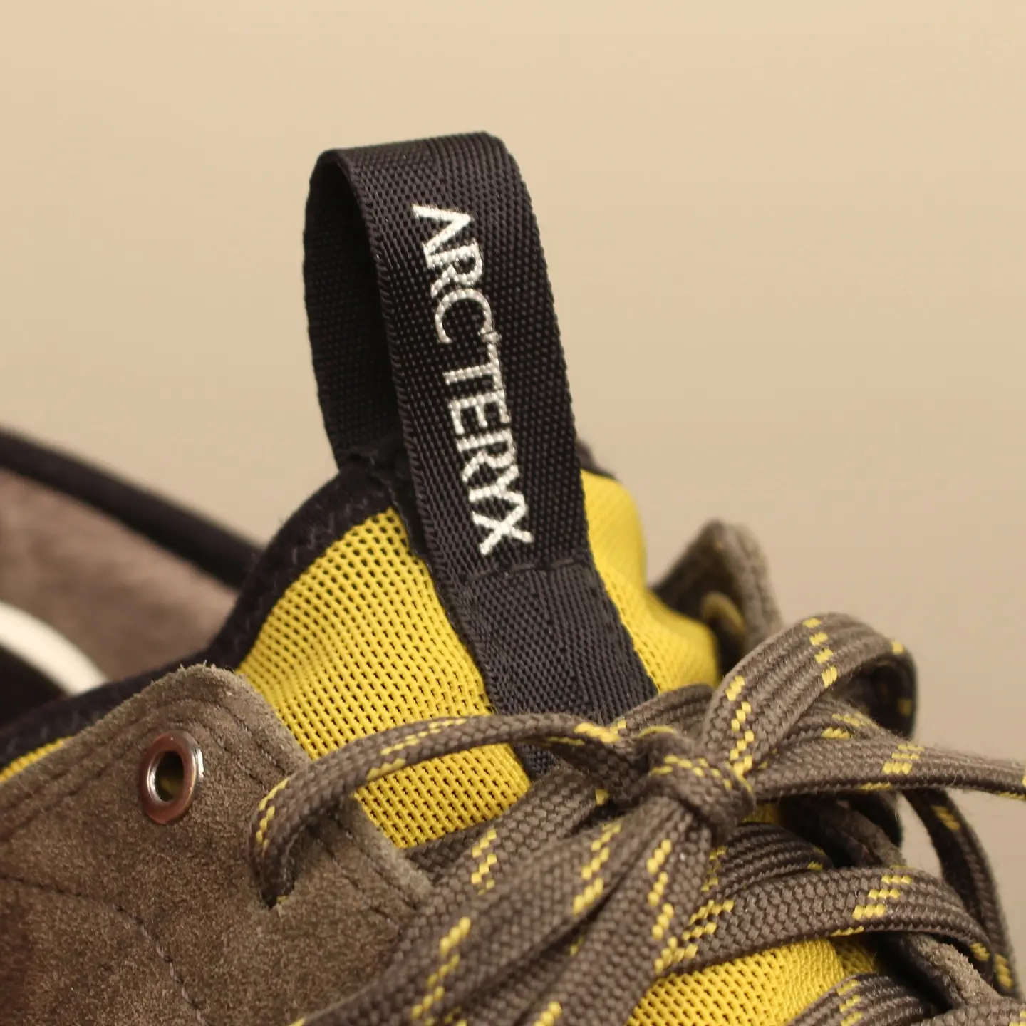 Arc’teryx Acrux SL suede Leather deep iguana/ antique moss Hiking Sneakers, view 4 of 5