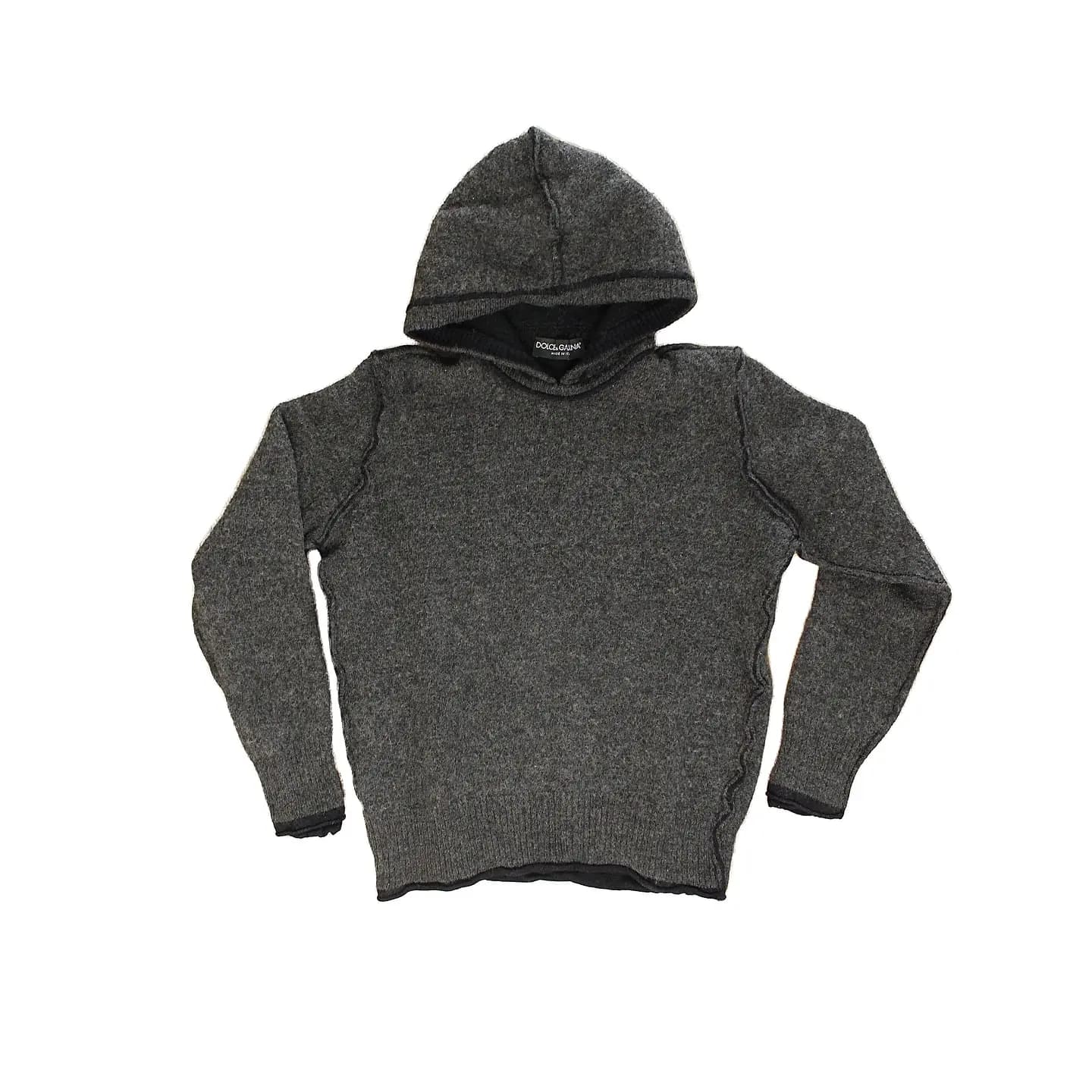 Vintage Dolce & Gabbana Knit Hooded Sweater, view 1 of 2