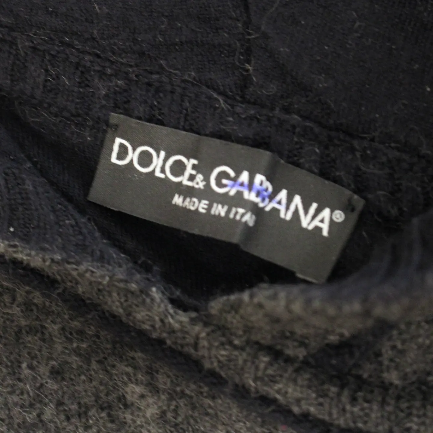 Vintage Dolce & Gabbana Knit Hooded Sweater, view 2 of 2