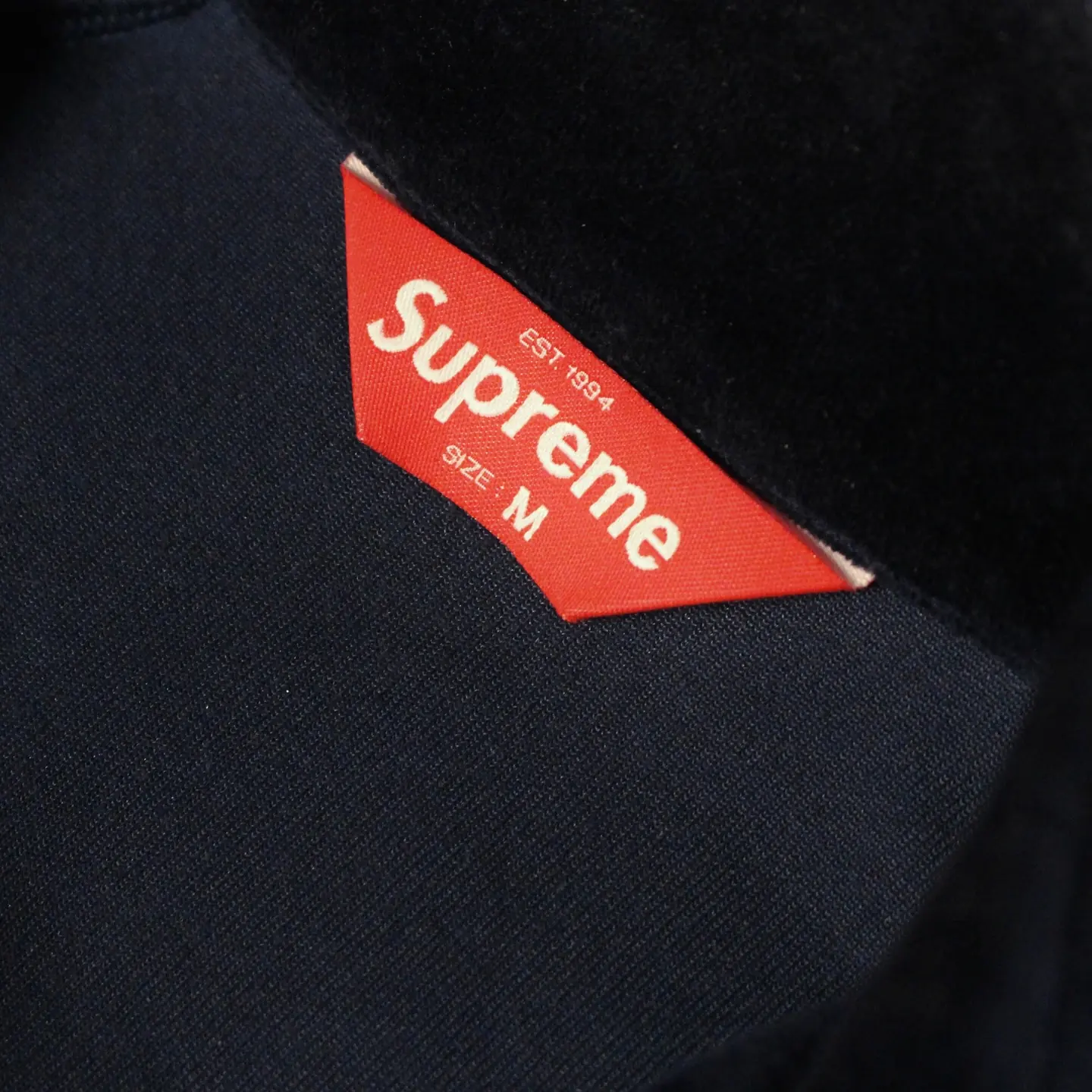Supreme Velour Track Jacket FW18, view 2 of 4