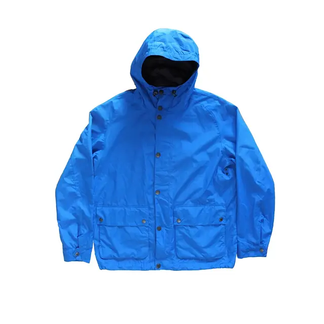 Barbour Gunwale Hooded Waterproof Jacket in Electric Blue