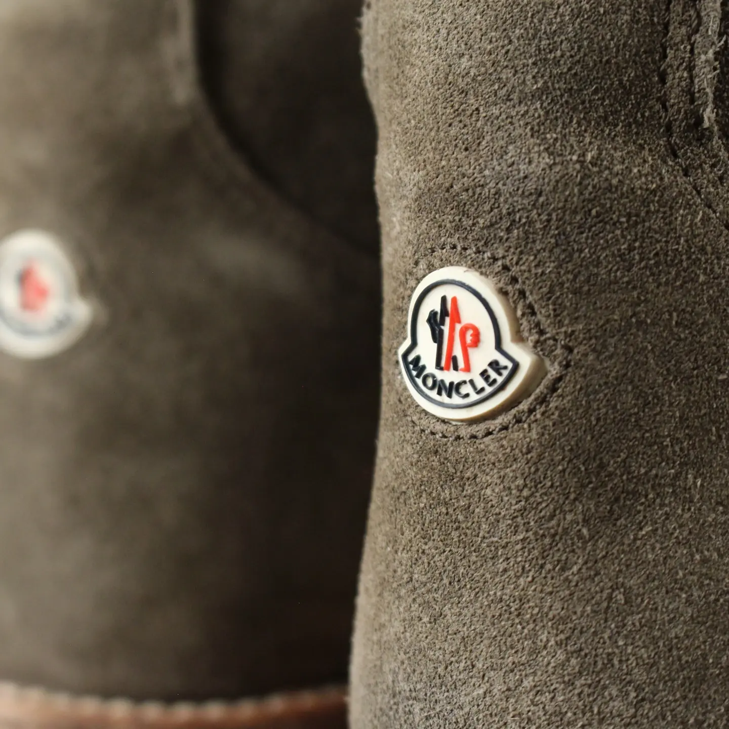 Moncler Peak Suede Hiking Boots, view 6 of 6